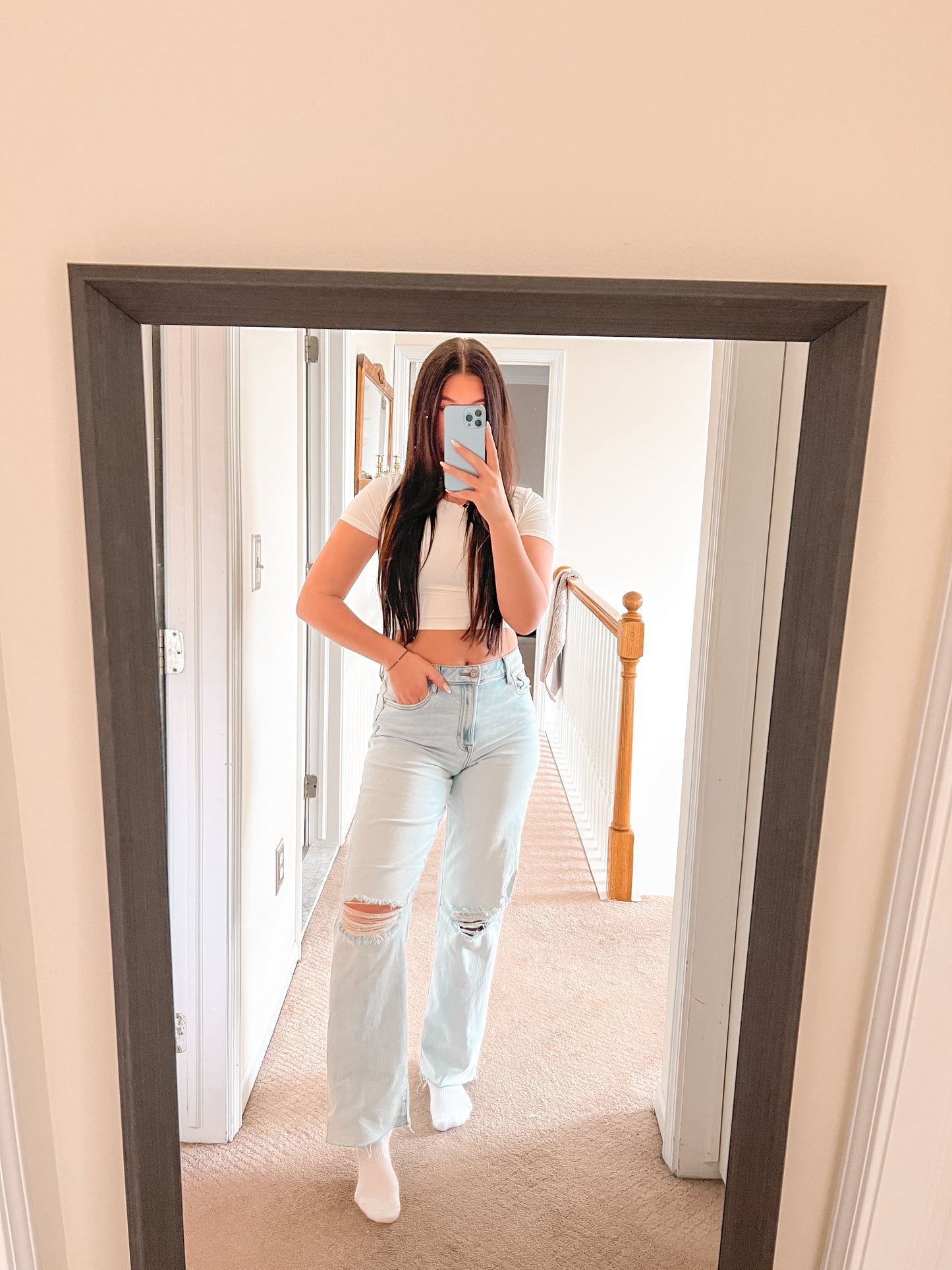 Hidden Ella Wide Straight Jeans
