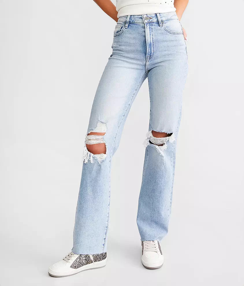 Hidden Ella Wide Straight Jeans