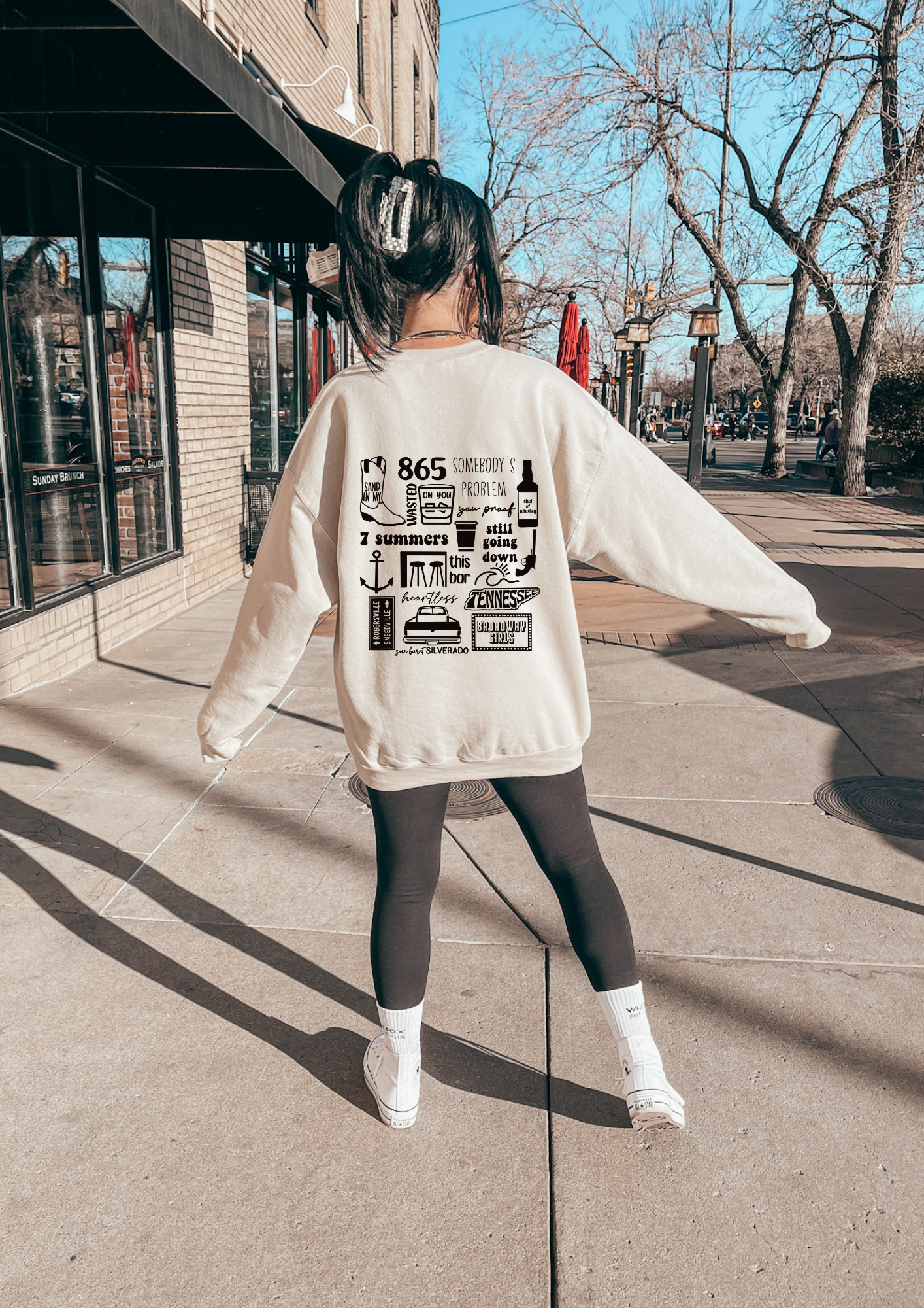 MW Inspired Collage Crewneck