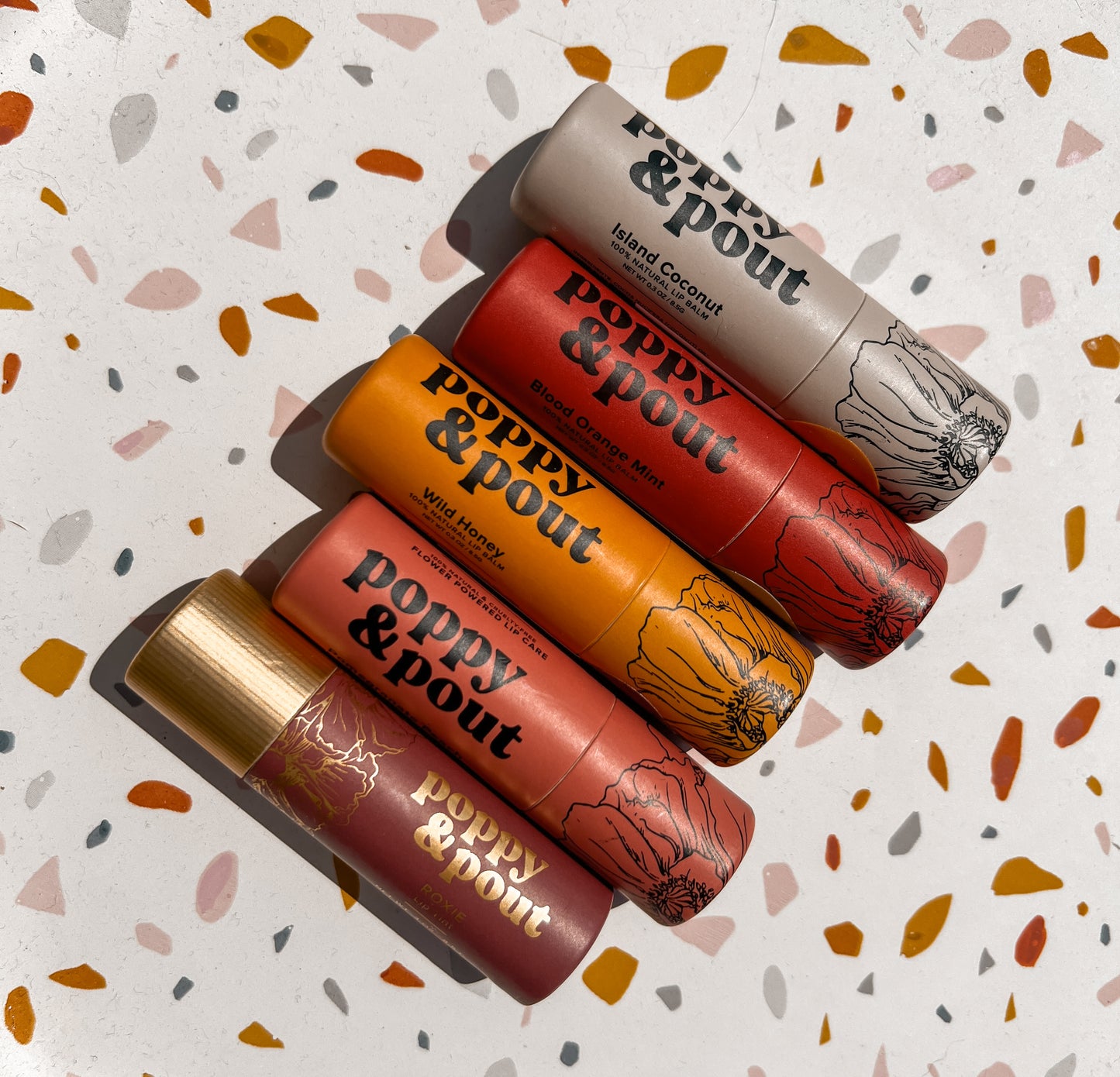 Poppy & Pout Lip Balm | Multiple Scents