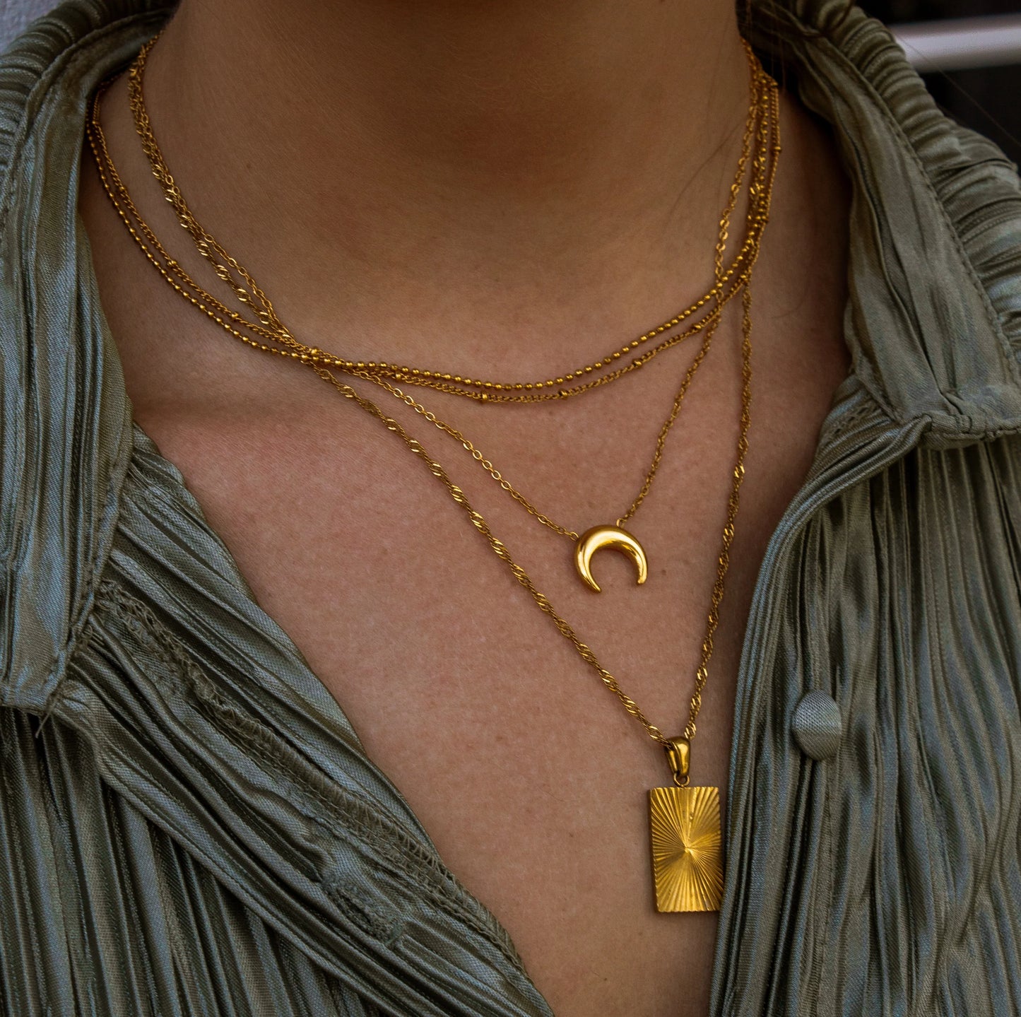 30A Necklace | Gold